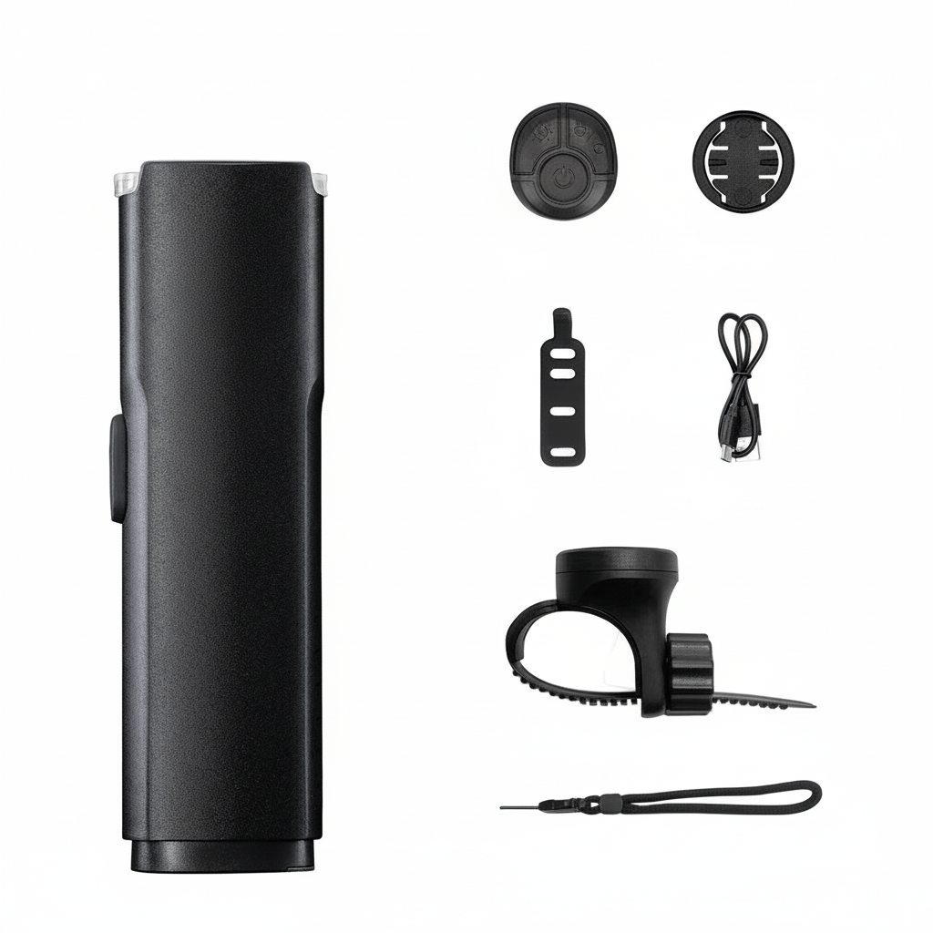 Aluminum Bike Front Light with Wireless Remote, 1600–2000LM, IP66 Cut - Off Beam - OPlace