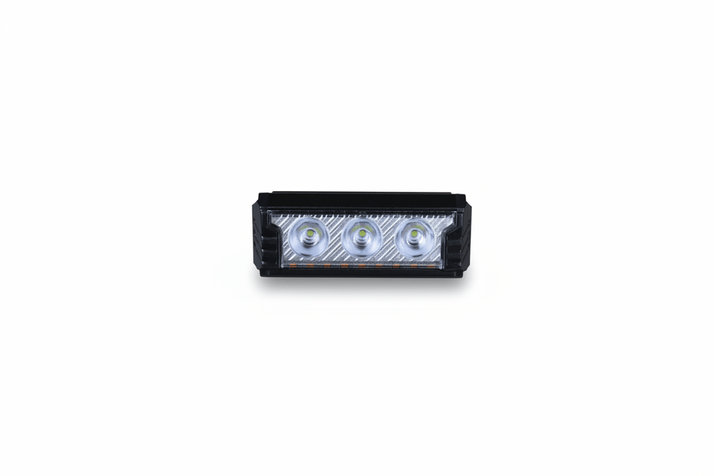 Aluminum Multi - LED Bike Front Light - USB - C Rechargeable, IP65 Waterproof, 3 - 5 LED Options - OPlace