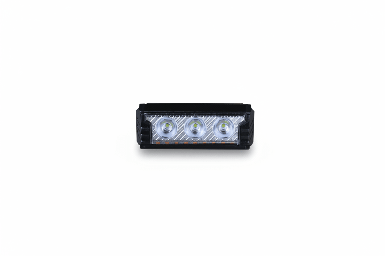 Aluminum Multi - LED Bike Front Light - USB - C Rechargeable, IP65 Waterproof, 3 - 5 LED Options - OPlace