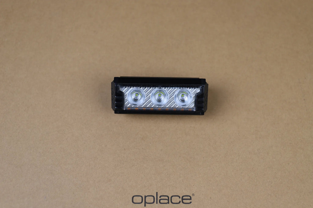 Aluminum Multi - LED Bike Front Light - USB - C Rechargeable, IP65 Waterproof, 3 - 5 LED Options - OPlace