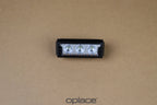 Multi-LED USB-C rechargeable bike front light shown from above on an OPlace background