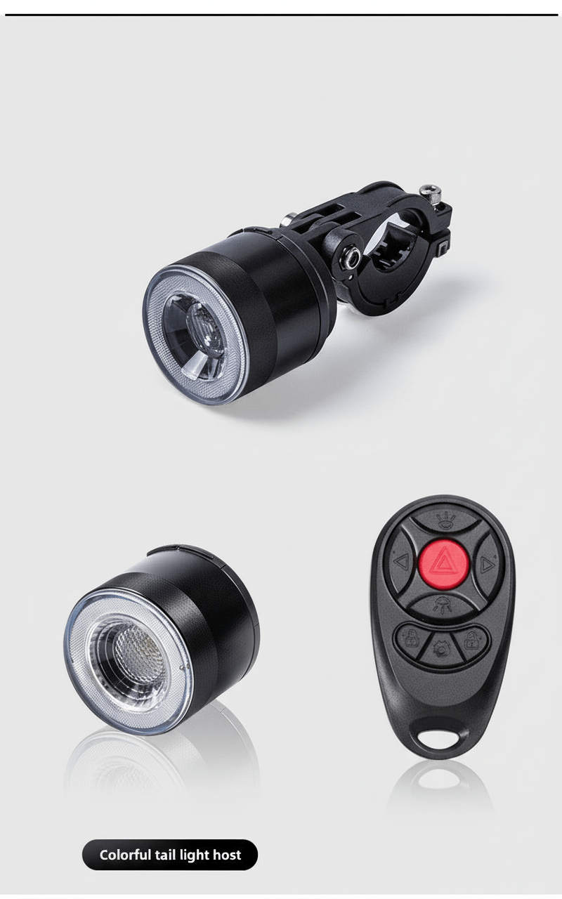 Bicycle Front & Rear Light Set for Commuting and E - Bikes, USB - C Rechargeable, Waterproof - OPlace