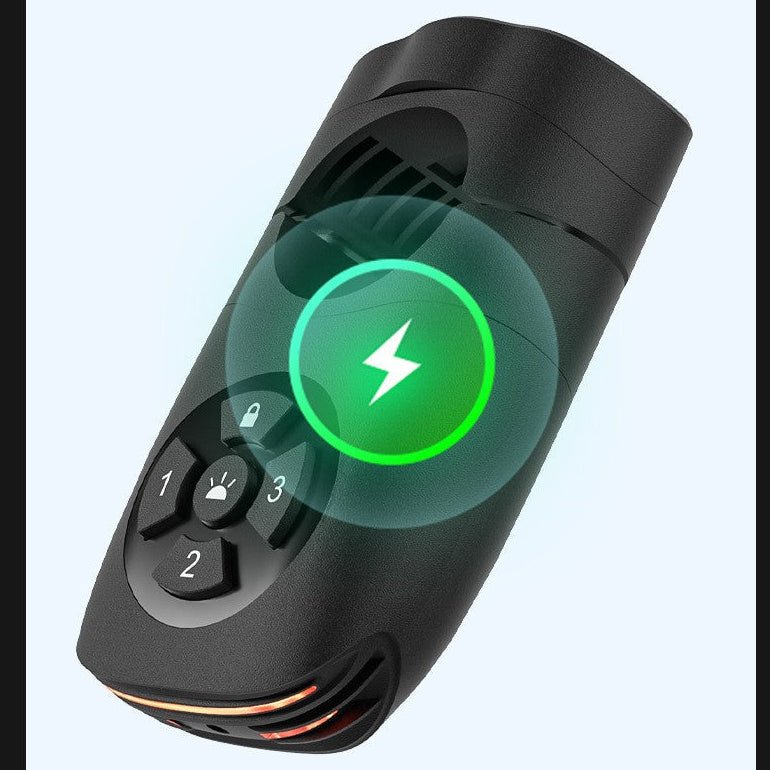 Bike Tail Light Alarm + Find My Tracker (Included) — Brake Sensor, 105dB, USB - C, IP65 - OPlace