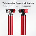 CO2 Bike Tire Inflator with Twist Control (Presta & Schrader) + Insulated Sleeve, CNC Aluminum - OPlace
