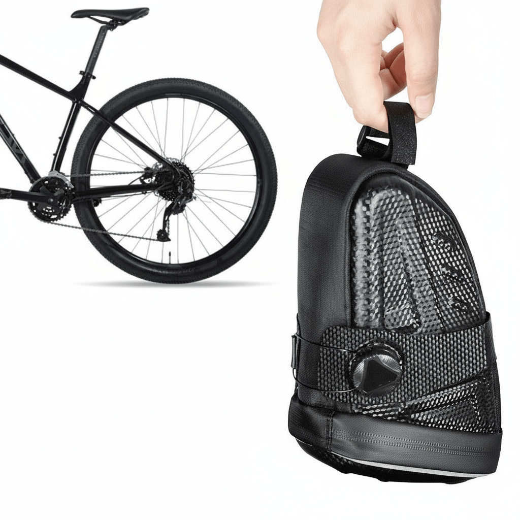 Hard Shell Bike Saddle Bag (2.5L) — Quick - Release Dial Mount, Water - Resistant, Large Capacity | OPlace - OPlace