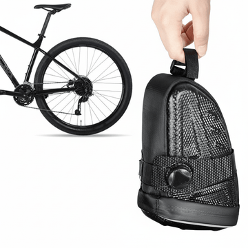 Hard Shell Bike Saddle Bag (2.5L) — Quick - Release Dial Mount, Water - Resistant, Large Capacity | OPlace - OPlace