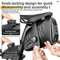 Hard Shell Bike Saddle Bag (2.5L) — Quick - Release Dial Mount, Water - Resistant, Large Capacity | OPlace - OPlace
