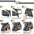 Hard Shell Bike Saddle Bag (2.5L) — Quick - Release Dial Mount, Water - Resistant, Large Capacity | OPlace - OPlace