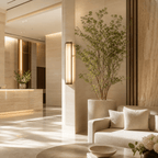 Hotel lobby interior representing the Hilton fragrance option