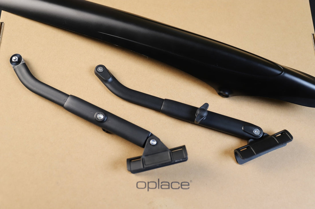 Oplace Adjustable Bicycle Fender - Quick - Release Mudguard for Road & Commuter Bikes (Front or Rear Option) - OPlace