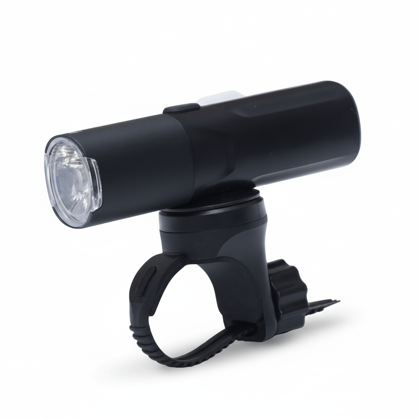 OPLACE Dual - Beam Bike Headlight with Cut - Off Line, Wireless Remote, 400/600/800 Lumens, IP66 Waterproof, USB - C Rechargeable — For E - bikes & Road/MTB - OPlace