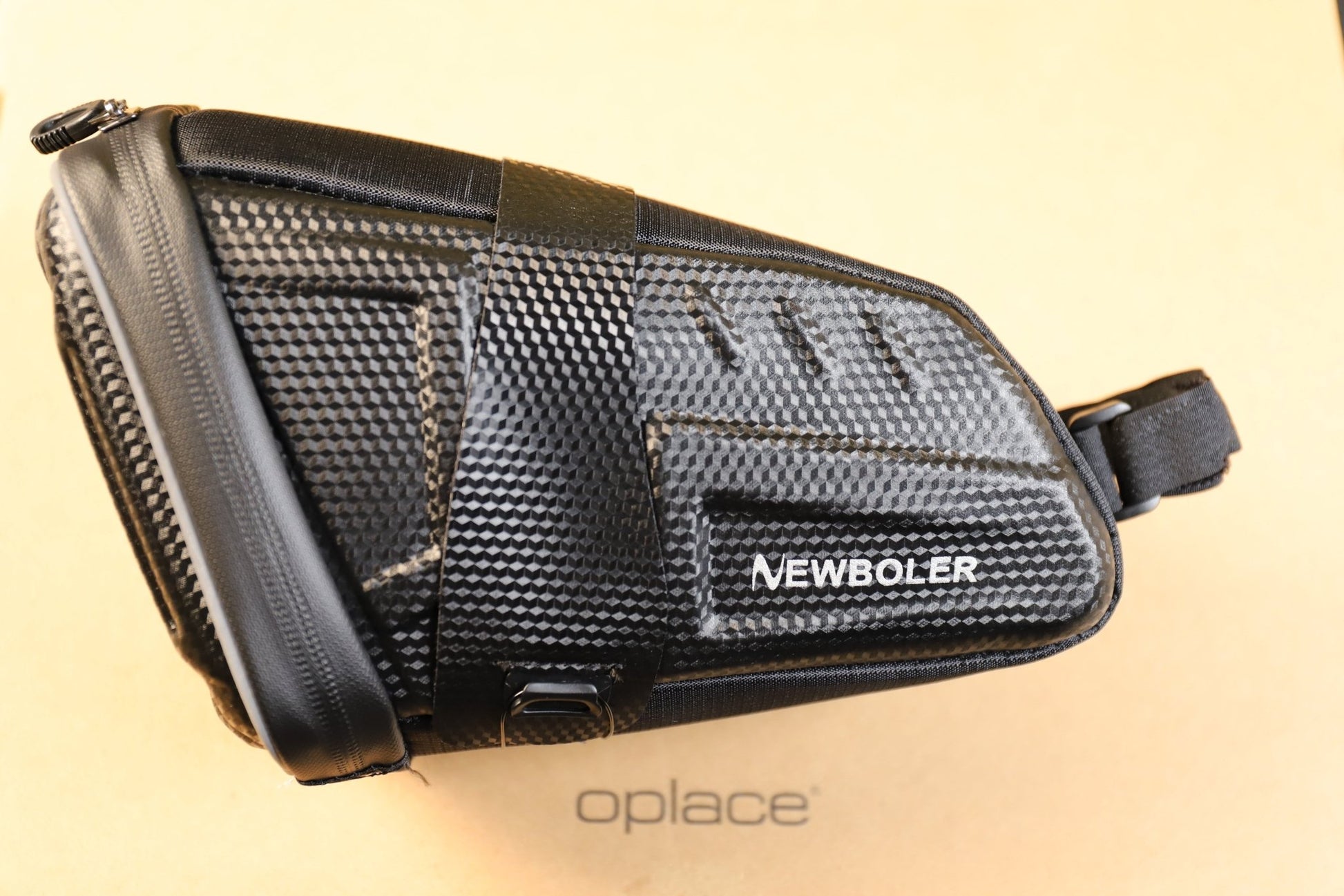 Oplace Hard - Shell Saddle Bag 2.5L - Quick - Release Bike Seat Pack with Dial Mount (Water - Resistant) - OPlace