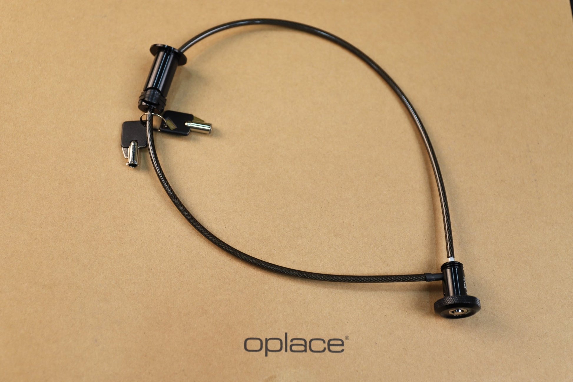 Oplace Hidden Handlebar Cable Lock - Bar - End Security for Road & MTB (Black or Silver) - OPlace