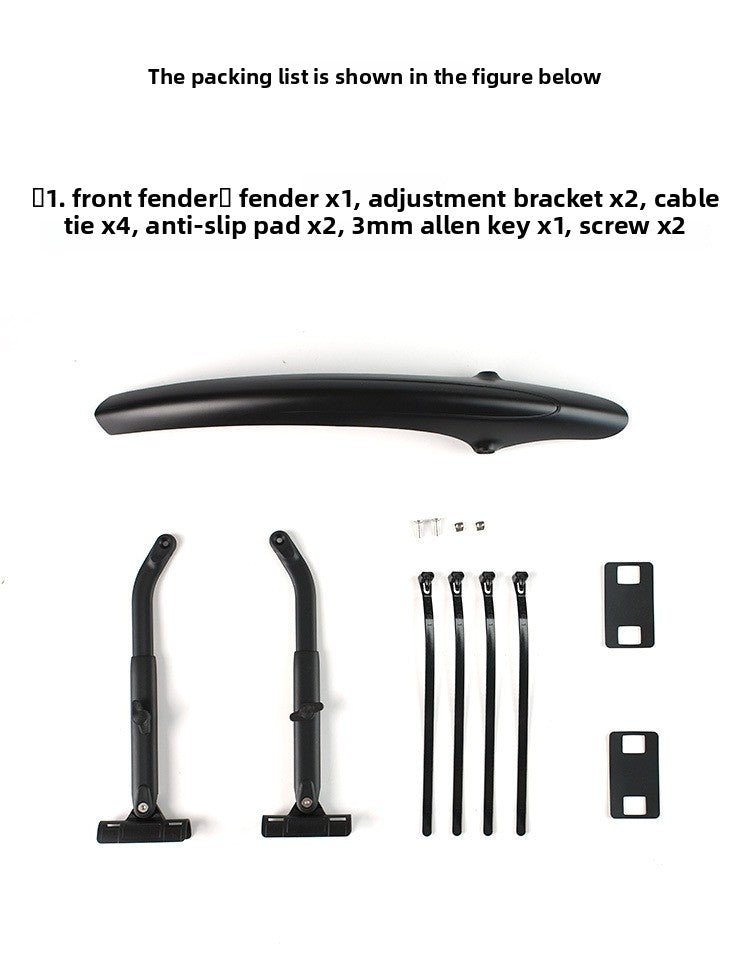 Rear Bike Fender (Seatpost Mount) – Adjustable Quick - Release Mudguard - OPlace