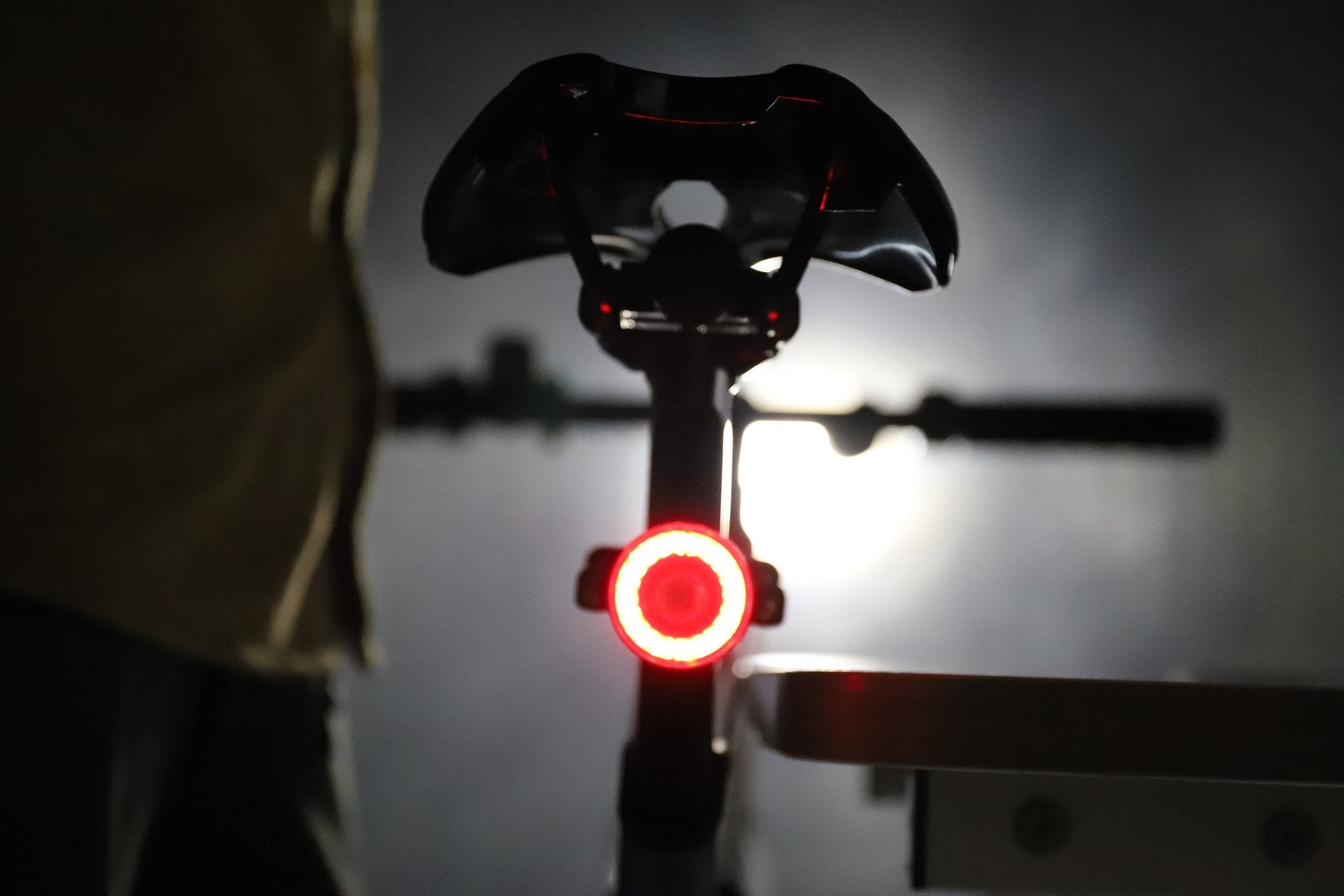 RGB Halo Smart Bike Light Series - Wireless Remote, USB-C Rechargeable, Aluminum Alloy (Variants: Rear Light Only / 2-in-1 Front & Rear Set) - OPlace