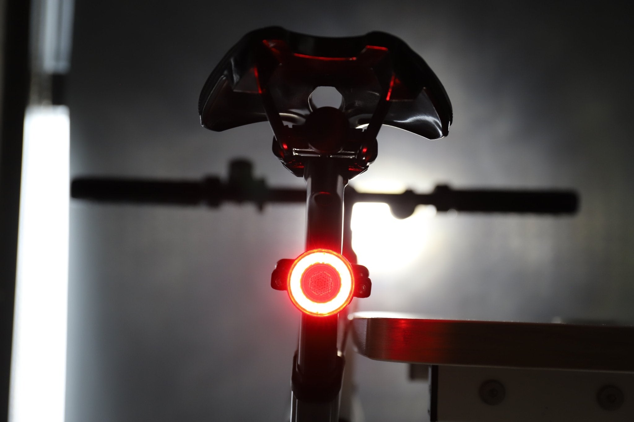 RGB Halo Smart Bike Light Series - Wireless Remote, USB-C Rechargeable, Aluminum Alloy (Variants: Rear Light Only / 2-in-1 Front & Rear Set) - OPlace
