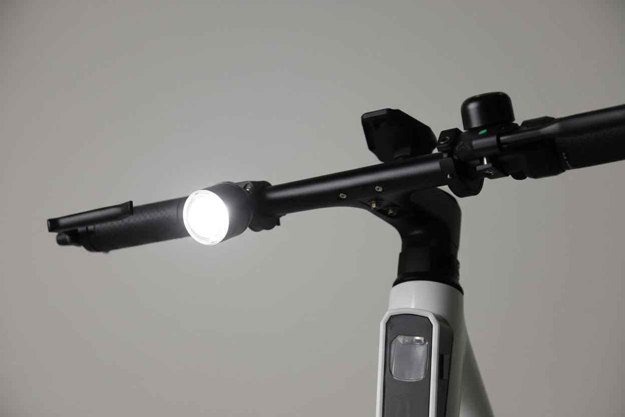 RGB Halo Smart Bike Light Series - Wireless Remote, USB-C Rechargeable, Aluminum Alloy (Variants: Rear Light Only / 2-in-1 Front & Rear Set) - OPlace