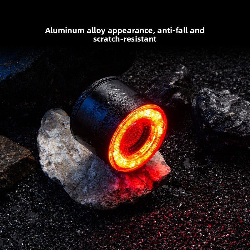 RGB Ring Bike Tail Light with Remote – USB - C Rechargeable Aluminum Alloy Rear Light for E - Bikes & Bicycles - OPlace