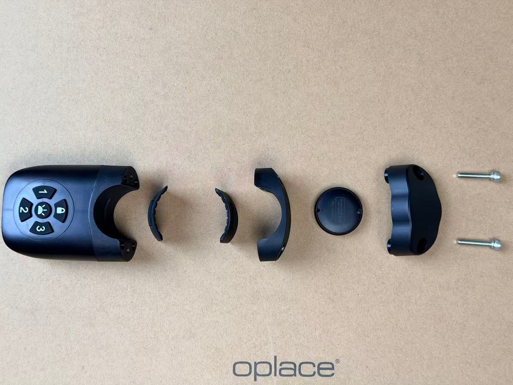 Smart Bike Alarm Tail Light - Hidden 'Find My' Tracker Slot & Brake Sensor - OPlace