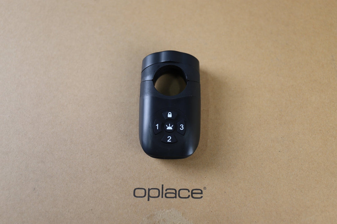 Smart Bike Alarm Tail Light - Hidden 'Find My' Tracker Slot & Brake Sensor - OPlace