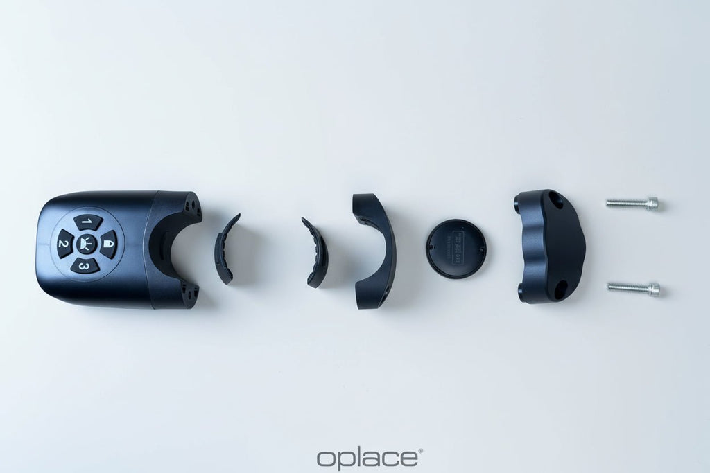 Smart Bike Alarm Tail Light - Hidden 'Find My' Tracker Slot & Brake Sensor - OPlace