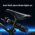 Smart Bike Alarm Tail Light - Hidden 'Find My' Tracker Slot & Brake Sensor - OPlace