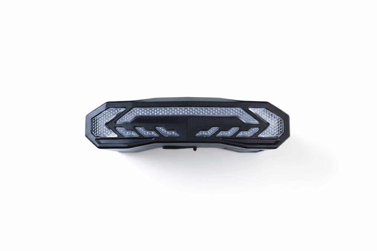 Smart Bike Tail Light with 110dB Motion Alarm, OPlace Gear Brake Sensing Rear Light, USB Rechargeable - OPlace
